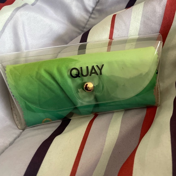 Best seller Quay Australia men’s women’s aviator high key polarized sunglasses - Picture 8 of 9